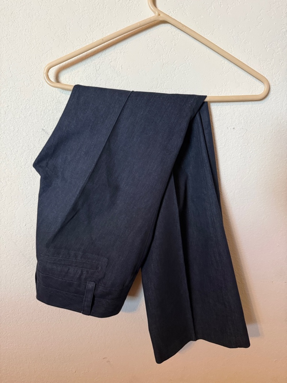 Charlotte Russe Dark Navy Straight-Leg Trousers